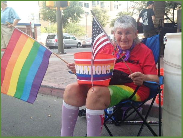 Dea helps Southern Arizona Senior Pride gather donations